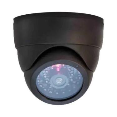 Imagem de Câmera Falsa Realista Com Luz LED Simulada, Monitor Falso De Vigilânci