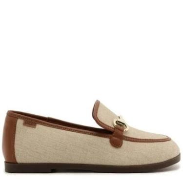 Imagem de Mocassim Anacapri Bridão Bicolor Bege-Feminino