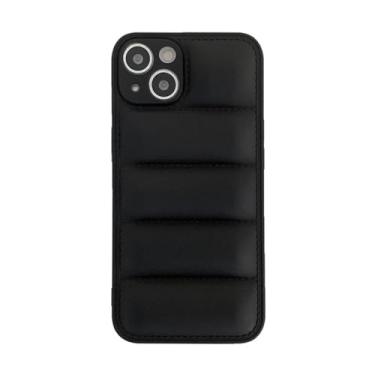 Imagem de Jtsery Capa para iPhone 13, capa moderna de silicone para sofá com abertura de zíper, toque macio, portection, à prova de choque, para iPhone 13 de 6,1 polegadas, 2021 (preto)