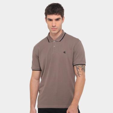 Imagem de Camisa Polo Calvin Klein Friso Masculina-Masculino