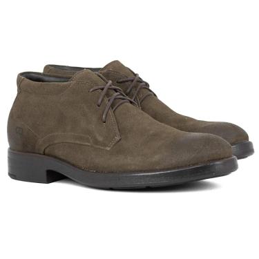 Imagem de Bota Masculina Democrata Casual Garage Dust Couro Cano Baixo Confortável 626101 Cor:;Tamanho:39-Masculino