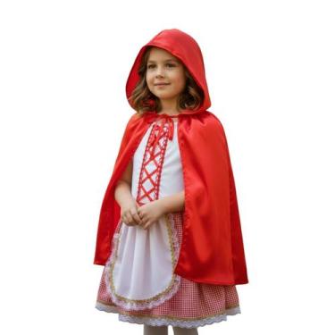 Imagem de Fantasia Chapeuzinho Vermelho Infantil - - Mundo Encantado Fantasias, 