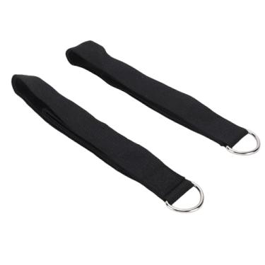 Imagem de SUNGOOYUE Correias de Pilates Com Fivelas de Anel D, Algodão e Neoprene Correias de Exercício Ajustáveis ​​de Laço Duplo para Cama de Pilates Treinamento de Força Em Casa ou Academia