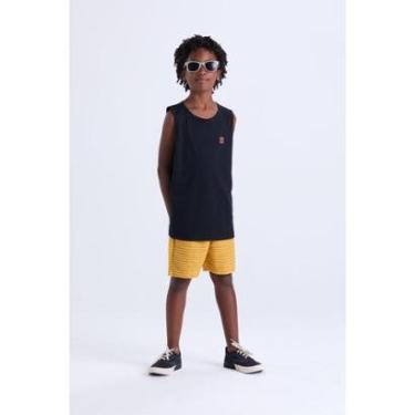 Imagem de Conjunto Masculino Infantil Regata Fresquinha Aplique-Masculino
