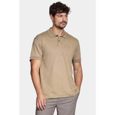 Imagem de Polo Aramis Manga Curta Interlock Pima Areia-Masculino