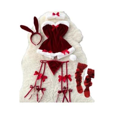 Imagem de Vestido Curto Vermelho Sexy E Justo Para O Natal, Lingerie Feminina, P