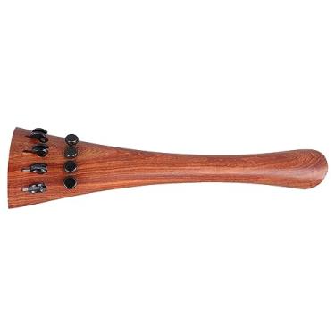 Imagem de Eujgoov Arremate de Violoncelo Redwood Tamanho 4/4, Design Clássico Melhora a Qualidade do Som Com Afinadores Finos Integrados para Ressonância e Entonação, Arremate Leve e Durável para Profissionais