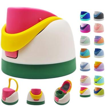 Imagem de Tampa de substituição para Owala Freesip, tampa de substituição superior de garrafa de água de um botão compatível com Owala Cup 473 g 680 g 947 g 1,134 g, acessório de tampas de substituição à prova