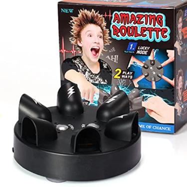 Imagem de Micro detector de mentiras Elétrico Detector de mentiras Choque com dedos Jogo Roda chocante Verdade W