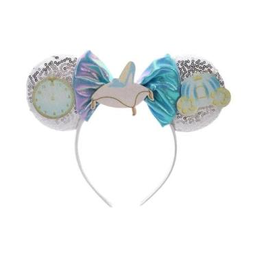 Imagem de Tiara De Orelhas Do Mickey Da Disney Para Mulheres, Acessórios De Cabe
