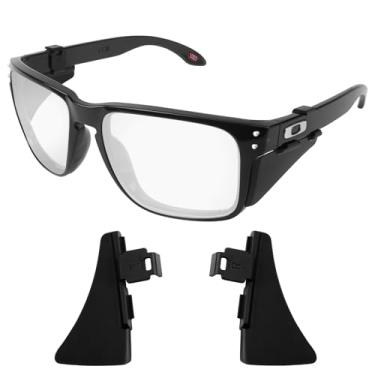 Imagem de Vonxyz Protetores laterais para óculos de sol Oakley Holbrook OO9102|Holbrook XL OO9417|Holbrook AF OO9244 - várias opções, Preto