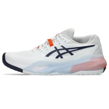 Imagem de ASICS Tênis masculino Gel-Resolution X, Branco/índigo neblina, 43