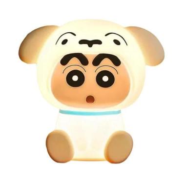 Imagem de Luminária Noturna Anime Crayon Shin-Chan Luz Suave Protetora Dos Olhos