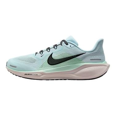 Imagem de Nike Pegasus 41 Tênis de corrida masculino (gelo geleira/espuma menta/rosa hiper/preto), Glacier Ice/Mint Foam/Hyper Pink/Preto, 45