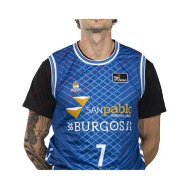 Imagem de Camisa De Basquete Masculina Liga Espanhola 26 San Pablo Burgos Jhivva