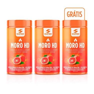 Imagem de Compre 2 Leve 3 Moro HD Laranja Moro, Café verde e Cromo (60 cápsulas)