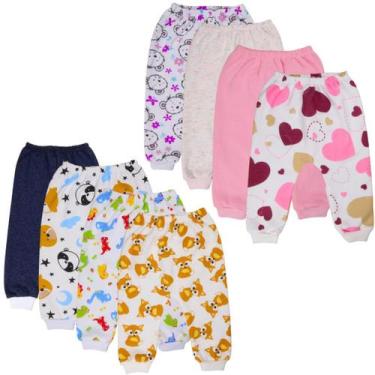 Imagem de Moletom Kit Com 3 Mijão Sem Pé Primeiras Roupas Bebê Inverno - Tanran 