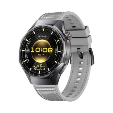 Imagem de Pulseira De Nylon E Silicone De 22mm Para Huawei Watch GT6 5 4 pro 46m