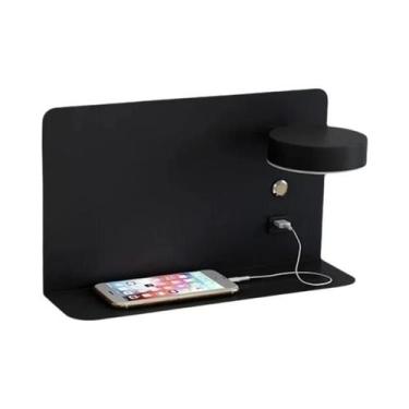 Imagem de Lâmpada De Parede LED Moderna Com Carregamento USB Luz Noturna Para Qu