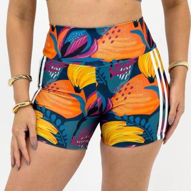 Imagem de Shorts Costa Rica Curto Estampado Feminino-Feminino