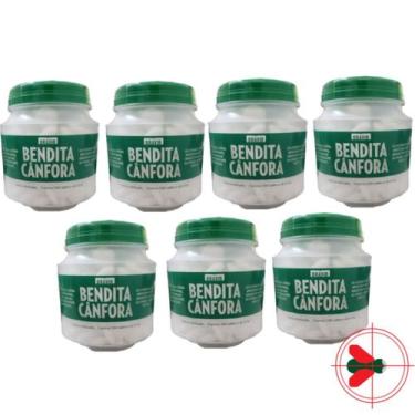 Imagem de 7 Cânfora Aromatizante Repelente Pragas Pote 200 Tab 0,75g