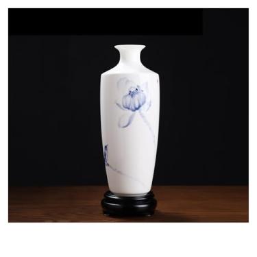 Imagem de Vaso de cerâmica para sala de estar, armário de vinho, mesa de estudo, decoração de prateleira, vasos de flores