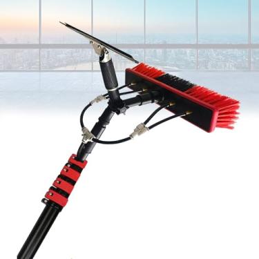 Imagem de Kit de vareta alimentada por água de escova de limpeza - Ferramenta de limpeza externa para painel solar de caravana (6 m/20 pés)