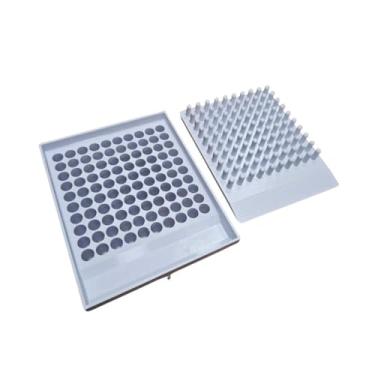 Imagem de Encapsuladora Manual Máquina Enchimento Cápsulas 100 Compartimentos Produção em Casa Durável(Banco,000-1500mg)