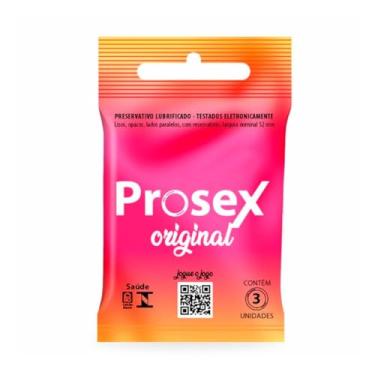 Imagem de Prosex Preservativo Lubrificado C/3 Original