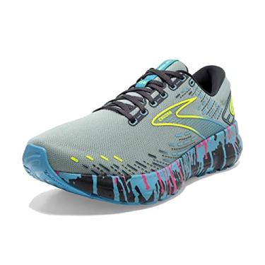 Imagem de Brooks Tênis de corrida masculino Glycerin GTS 20, Jadeite/azul do Alasca, ébano, 44