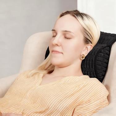 Imagem de WdFour Encosto de cabeça, travesseiro de pescoço, almofadas de suporte para pescoço, costas ou pés para sofás, poltronas reclináveis, cadeiras de escritório, cadeiras de massagem, alívio da dor no