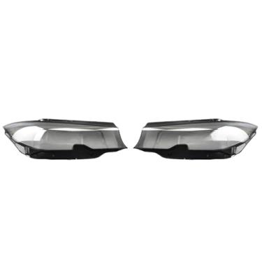 Imagem de Farol Dianteiro Do Carro Durável Escudo Auto Cabeça Lâmpada Luz Capa Lente Abajur Compatível Com BMW Série 3 G20 G28 2019 2020 2021(Left and Right)