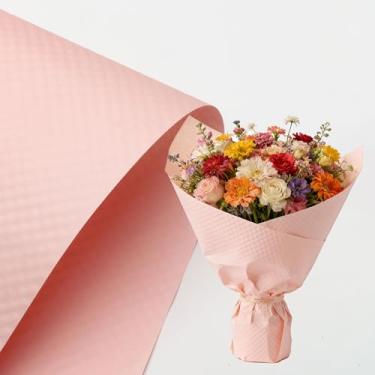 Imagem de YDJIANCAI 10 folhas de papel de embrulho floral em relevo à prova d'água - Embalagem de buquê para suprimentos de florista, embalagem de presente de casamento e aniversário, projetos de artesanato DIY