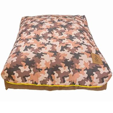 Imagem de Cama Para Cachorros Grandes Caminha Pet Camuflado Marrom Tamanho G Mabuu Pet