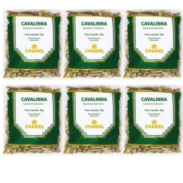 Imagem de Chá Cavalinha 30g Kit 6 Pacotes Natural Chamel