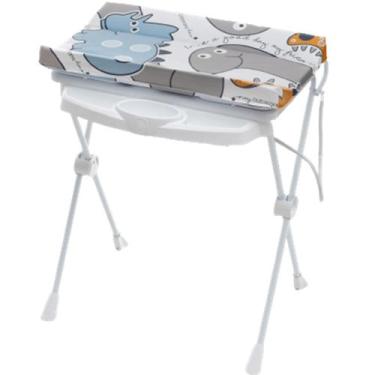 Imagem de Banheira de Bebe com Trocador Galzerano Classic Plastica Dino