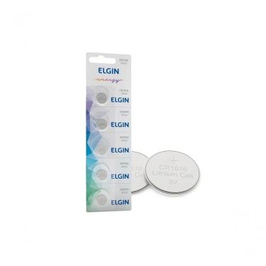 Imagem de Bateria Botao De Litio Elgin Cr1616 Cartela Com 5