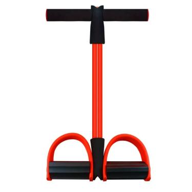 Imagem de STO43 - Corda Tubo Pedal Elastica Puxar Fitness Sit-up Musculação