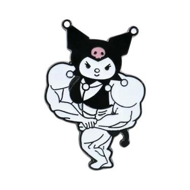 Imagem de Pins De Esmalte E Broches Kawaii Hello Kitty E Kuromi, Com Temas De Fi