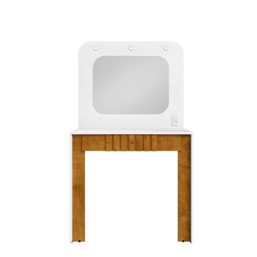 Imagem de Penteadeira Camarim Rouge Branco/Naturalle - Bechara Móveis