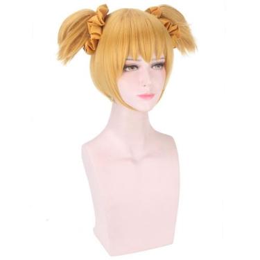 Imagem de Fantasia de anime Cosplay Wig Pops Teams Epics 35 cm sintética - yiwei