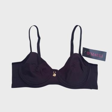 Imagem de Sutiã Aurora sem Bojo com Aro DMauli, Preto, G