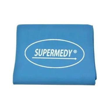 Imagem de Faixa Elástica Super Band Nível Forte Cor Azul Tpe Supermedy