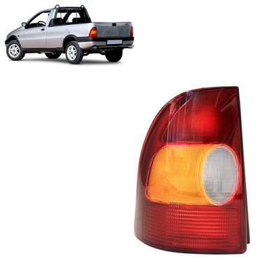 Imagem de Lanterna Traseira Strada 1996 A 2000 Tricolor - Fiat, Esquerdo, Rubi, 