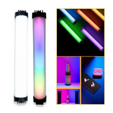 Imagem de Bastão Led Iluminador Tubo RGB 2700K7500K com Imã e Bateria Interna - 