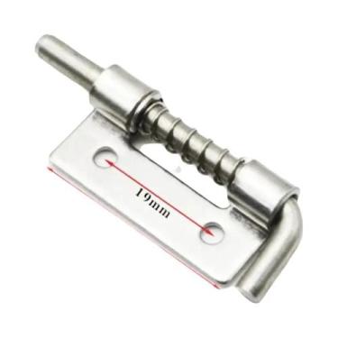 Imagem de Pino De Fechadura Com Mola Prateado Em Aço Inoxidável 304, Trinco Para