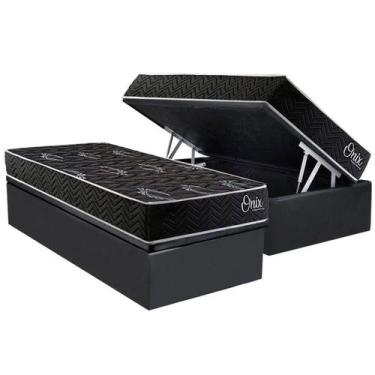 Imagem de Cama Box Baú Solteiro + Colchão Ortopédico Kappesberg D28 AnatÃmico On