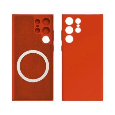 Imagem de Capa Magnética De Silicone Líquido Para Carregamento Sem Fio Magsafe P