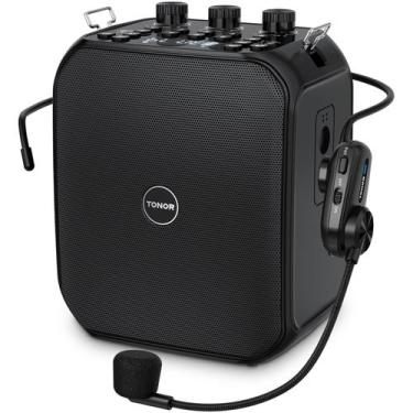 Imagem de Amplificador de voz TONOR K13 50W Bluetooth com microfone sem fio 6000