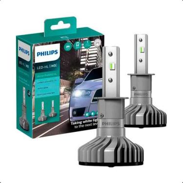 Imagem de Par Lâmpada Philips H3 LED Ultinon Pro 5000 5800k 12V